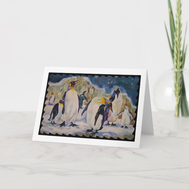 Cartão do pinguim de Chillin (Frente)