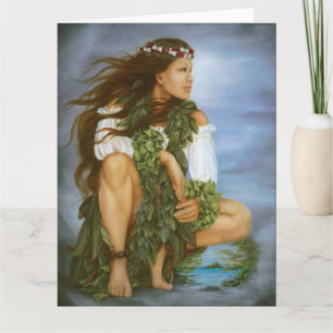 Cartão Do "pintura de No'ono'o Ka" por Lori Higgins.