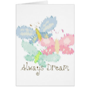 Cartão Do primavera das borboletas sonho sempre