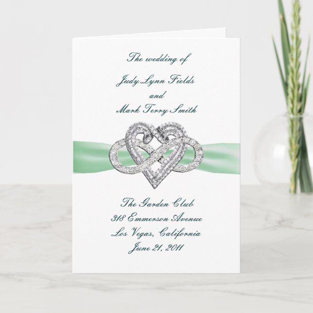 Cartão do Programa Coração Infinito Verde (Frente)