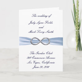 Cartão do Programa de Casamento Infinito Azul