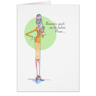 Cartão do Prozac da forma