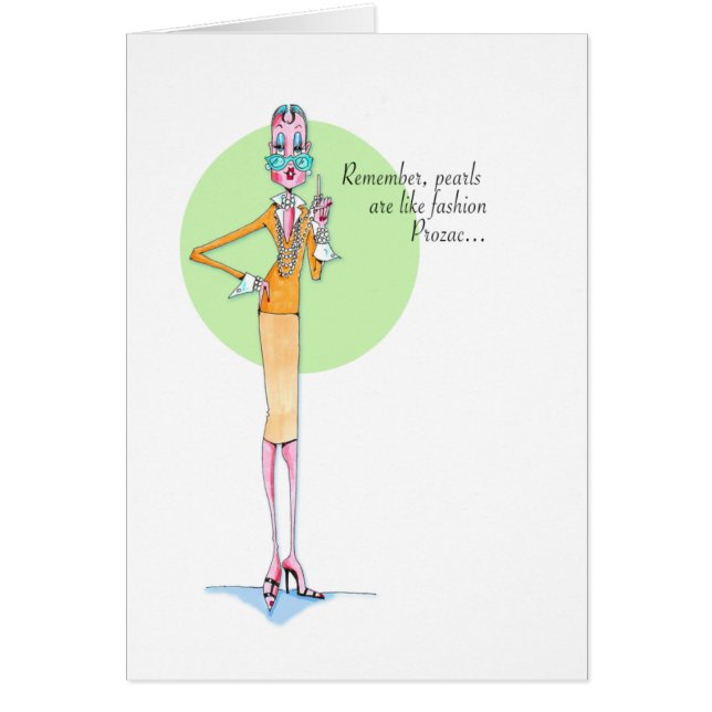 Cartão do Prozac da forma (Frente)