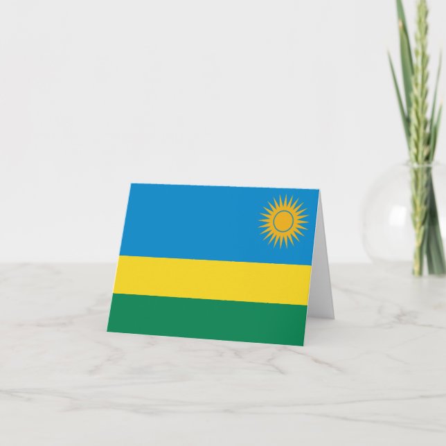 Cartão do Rwanda (Frente)