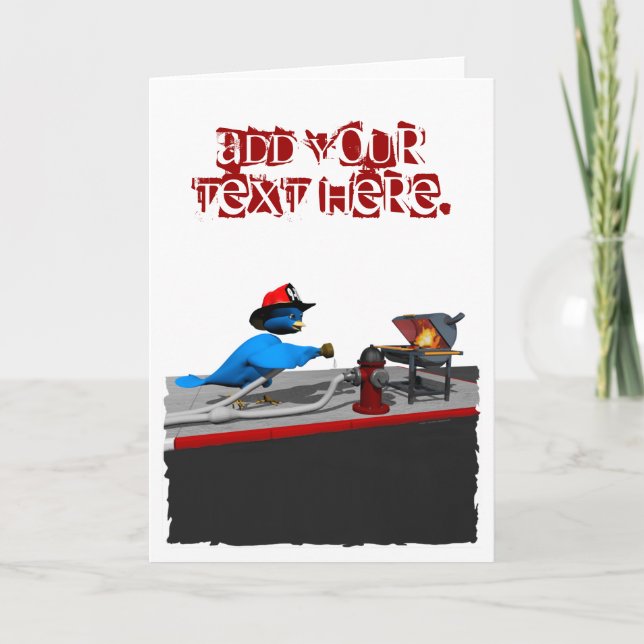 Cartão do sapador-bombeiro (Frente)