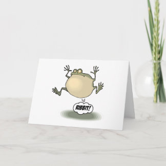 Cartão do sapo