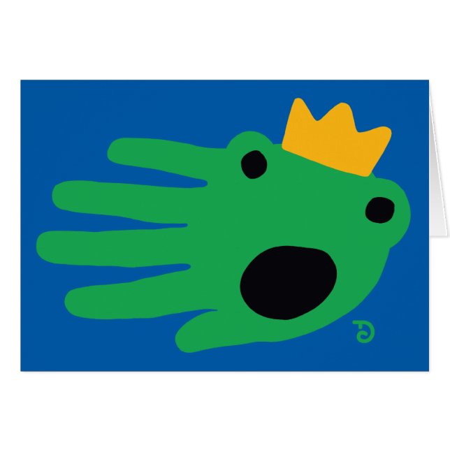 Cartão do sapo (Frente Horizontal)