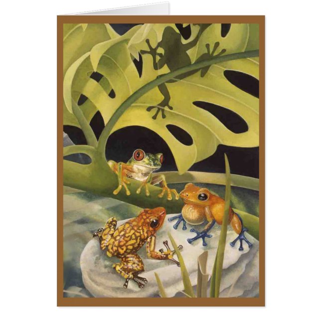 Cartão do sapo (vazio) (Frente)