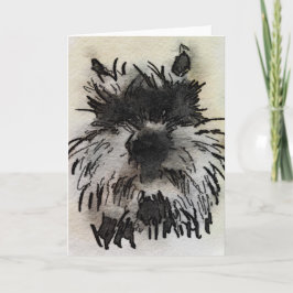 Cartão do Schnauzer
