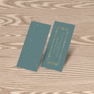 cartão do site de casamento do celestial midnight 