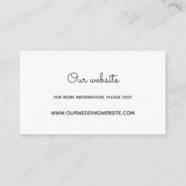 Cartão do site de casamento Floral Wreath