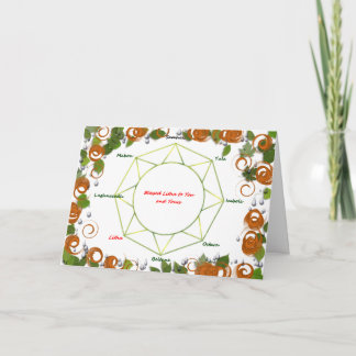 Cartão do solstício de verão