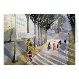 Cartão do Stroll do fim de semana