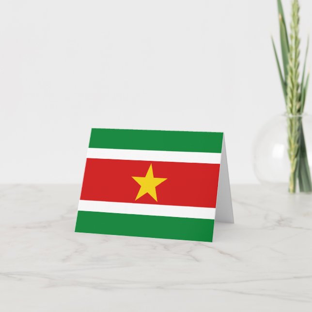 Cartão do Suriname (Frente)
