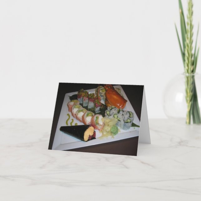 Cartão do "sushi" (Frente)