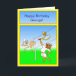 Cartão do tênis<br><div class="desc">Você pode personalizar este cartão para toda a ocasião e qualquer lildreamer que amar o tênis.</div>