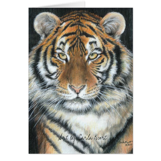 Cartão do tigre (Frente)