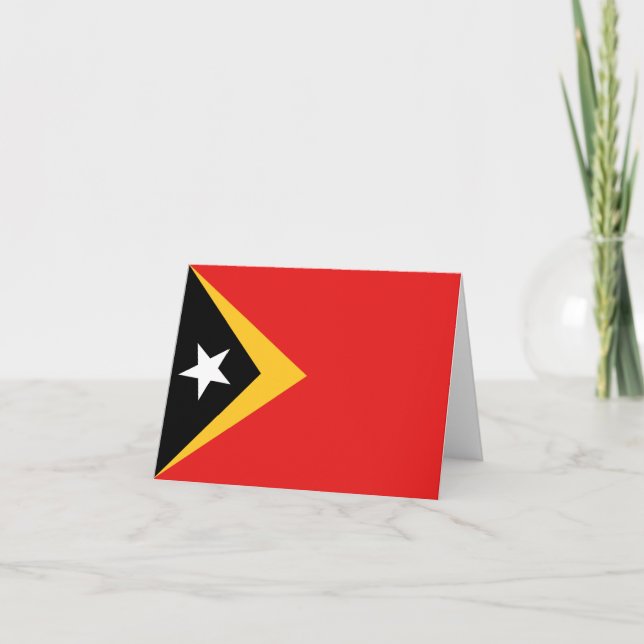 Cartão do Timor-Leste (Frente)