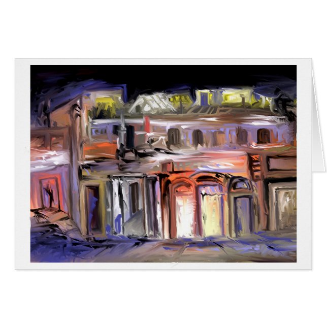 Cartão Do "tinto do Vino Candela y " (Frente Horizontal)