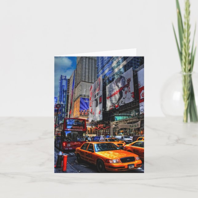 Cartão do Tráfego-Vazio da Nova Iorque (Frente)