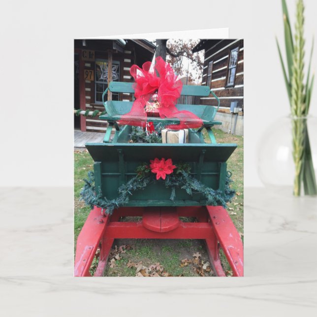 Cartão do trenó 2014c da vila das Har-Jujubas (Frente)