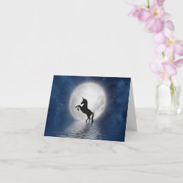 Cartão do Unicórnio Mágico | Design Encantador