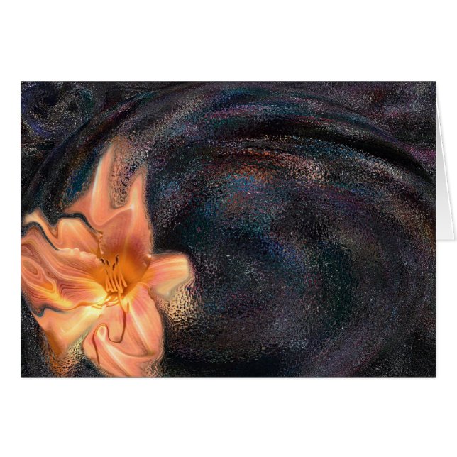 Cartão do universo de Lilly do dia (Frente Horizontal)