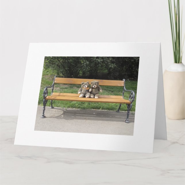 Cartão do urso do Bingo (Frente)