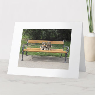 Cartão do urso do Bingo