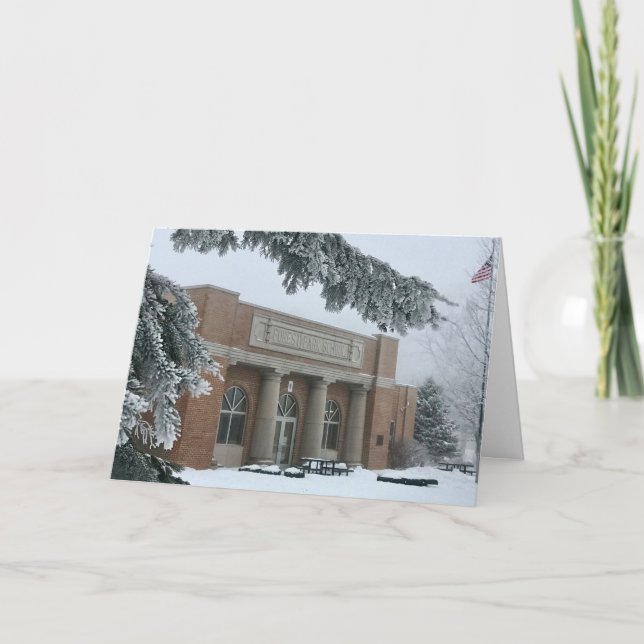 Cartão do vazio da escola de Forest Park (Frente)