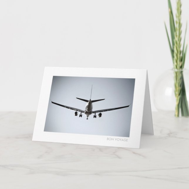 Cartão do viagem do BON VOYAGE (Frente)