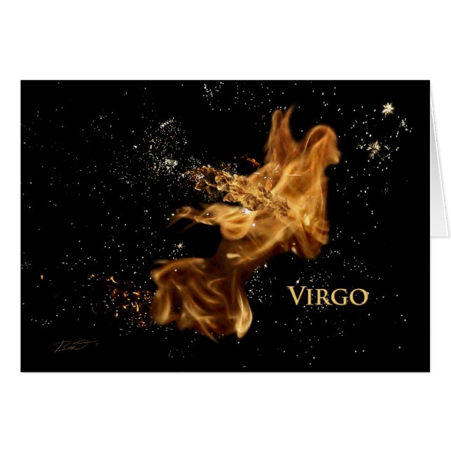 Cartão do Virgo (Frente Horizontal)
