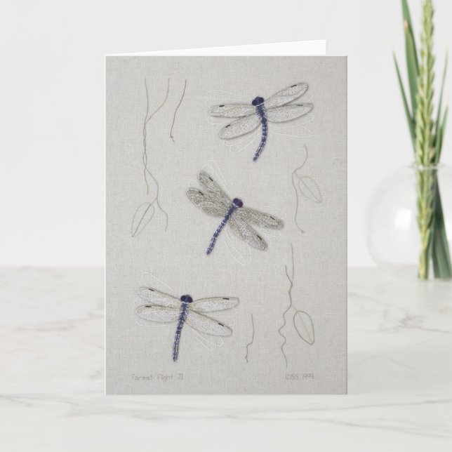 Cartão do vôo da floresta (Frente)