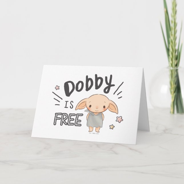 Cartão Dobby Is Free (Frente)