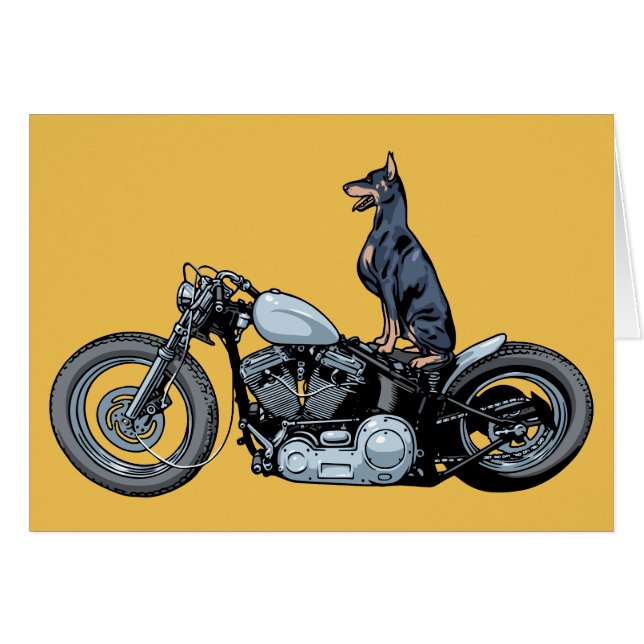 Cartão Dobercycle (Frente Horizontal)