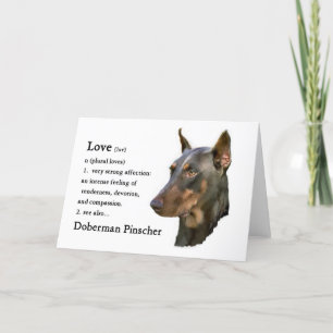 Cartão Doberman Pinscher Gifts