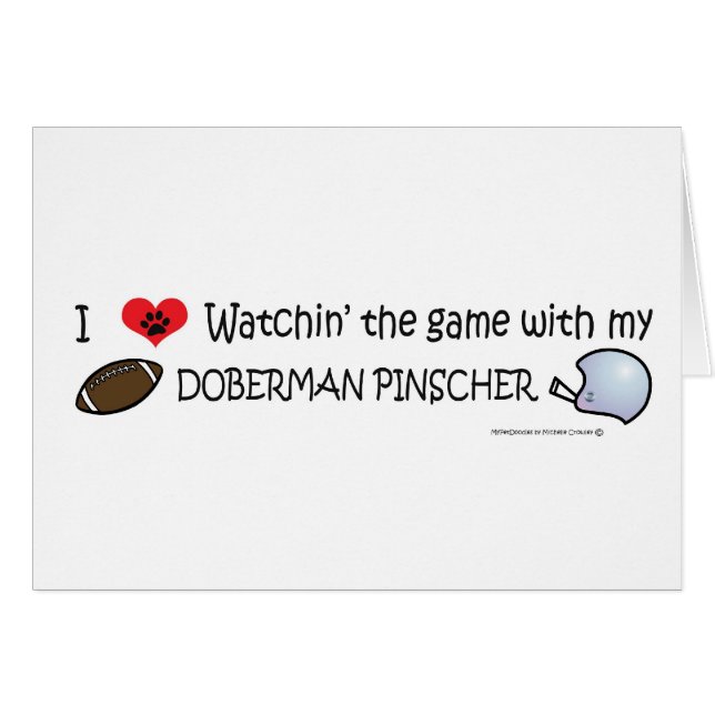 CARTÃO DOBERMANPINSCHER (Frente Horizontal)