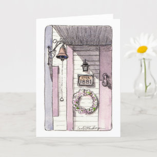 Cartão dobrado Chautauqua Detalhado da Casa Vitori