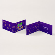 Cartão Dobrado de Halloween - Doce ou Travessura