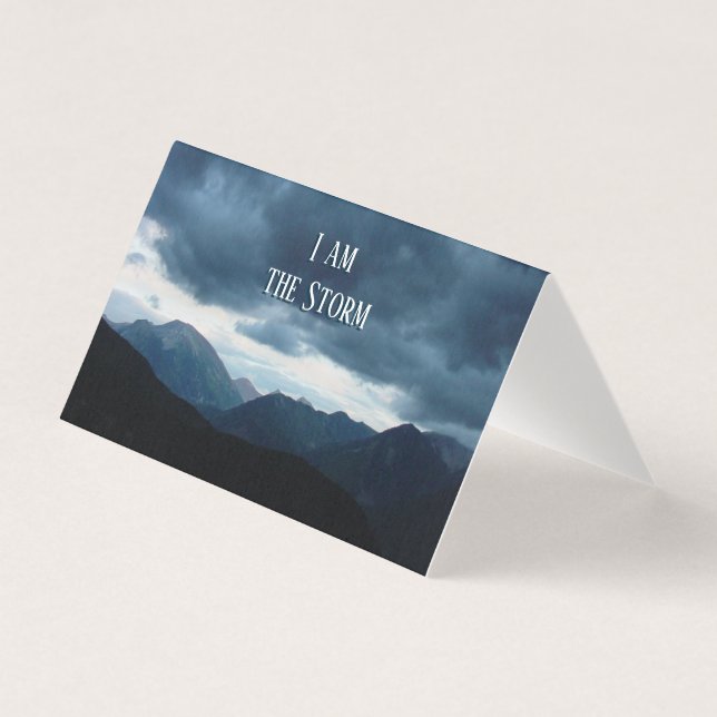 Cartão Dobrado de Storm do Colorado (Frente)