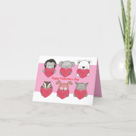 Cartão Dobrado de Troca de Valentim da Turma do Co