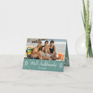 Cartão dobrado Mele Kalikimaka