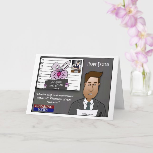 Cartão Dobrado Mestre do Golpe no Galinheiro (Orquídea)