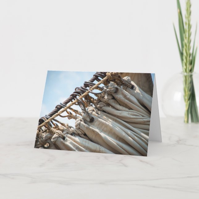 Cartão Dobras da vela (Frente)