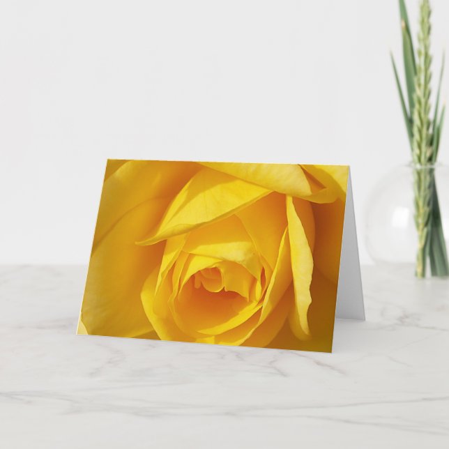 Cartão Dobras do amarelo (Frente)