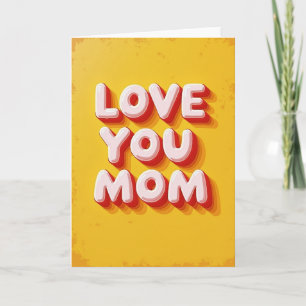 Cartão Doce Amor Você Mamãe Placa Gráfica