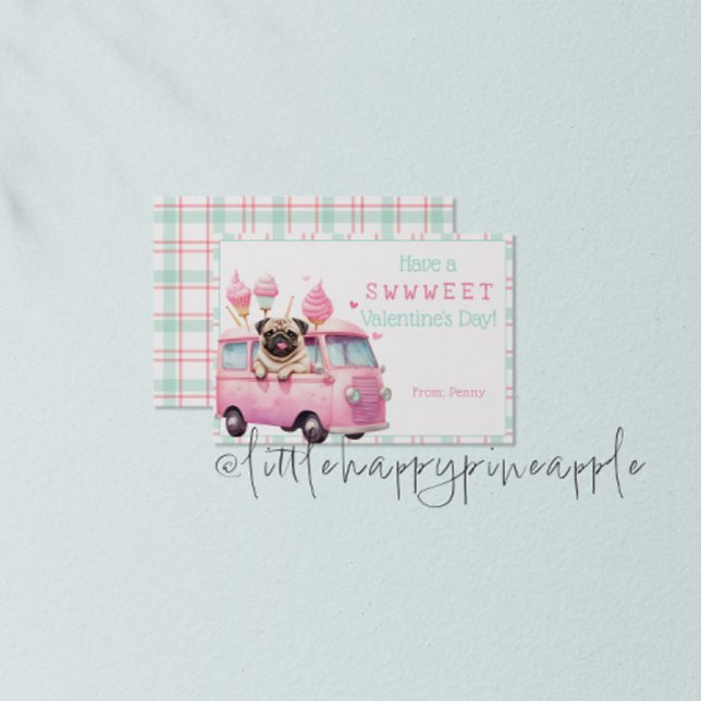 Cartão doce de dia de os namorados (Criador carregado)