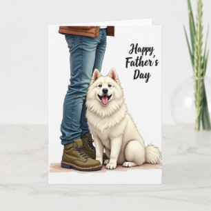 Cartão Doce Dia dos Pais de Denim Dad