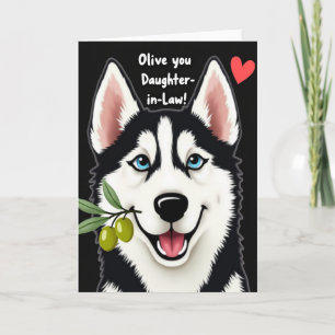Cartão Doce do Dia das Mães com Cachorro e Azeiton
