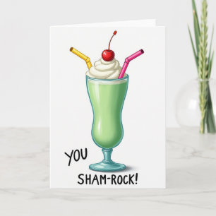 Cartão Doce do Shamrock Shake